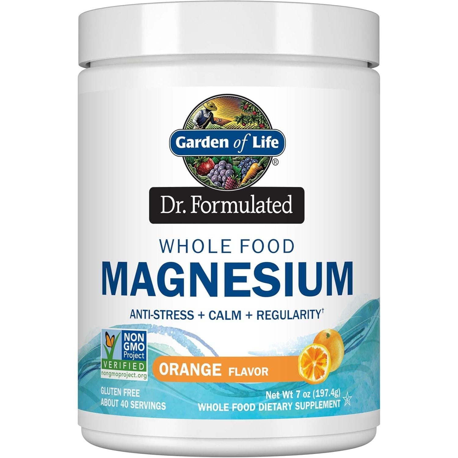 Magneziu Efervescent cu Probiotic pentru Relaxare, Digestie si Energie - Garden of Life - 297 grame - Protein4Life
