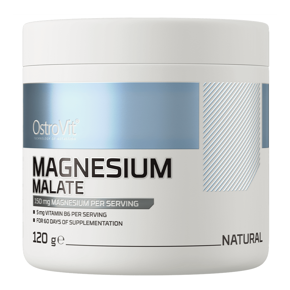 Malat de Magneziu cu B6 Activa pentru Muschi si Sistem Nervos - OstroVit - 120 grame - Protein4Life