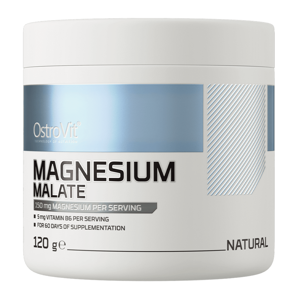 Malat de Magneziu cu B6 Activa pentru Muschi si Sistem Nervos - OstroVit - 120 grame - Protein4Life