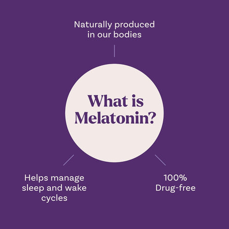 Melatonina pentru Copii - Jeleuri pentru Somn (Gummies) - Natrol - 90 Bucati - Aroma Fructe de Padure - Protein4Life