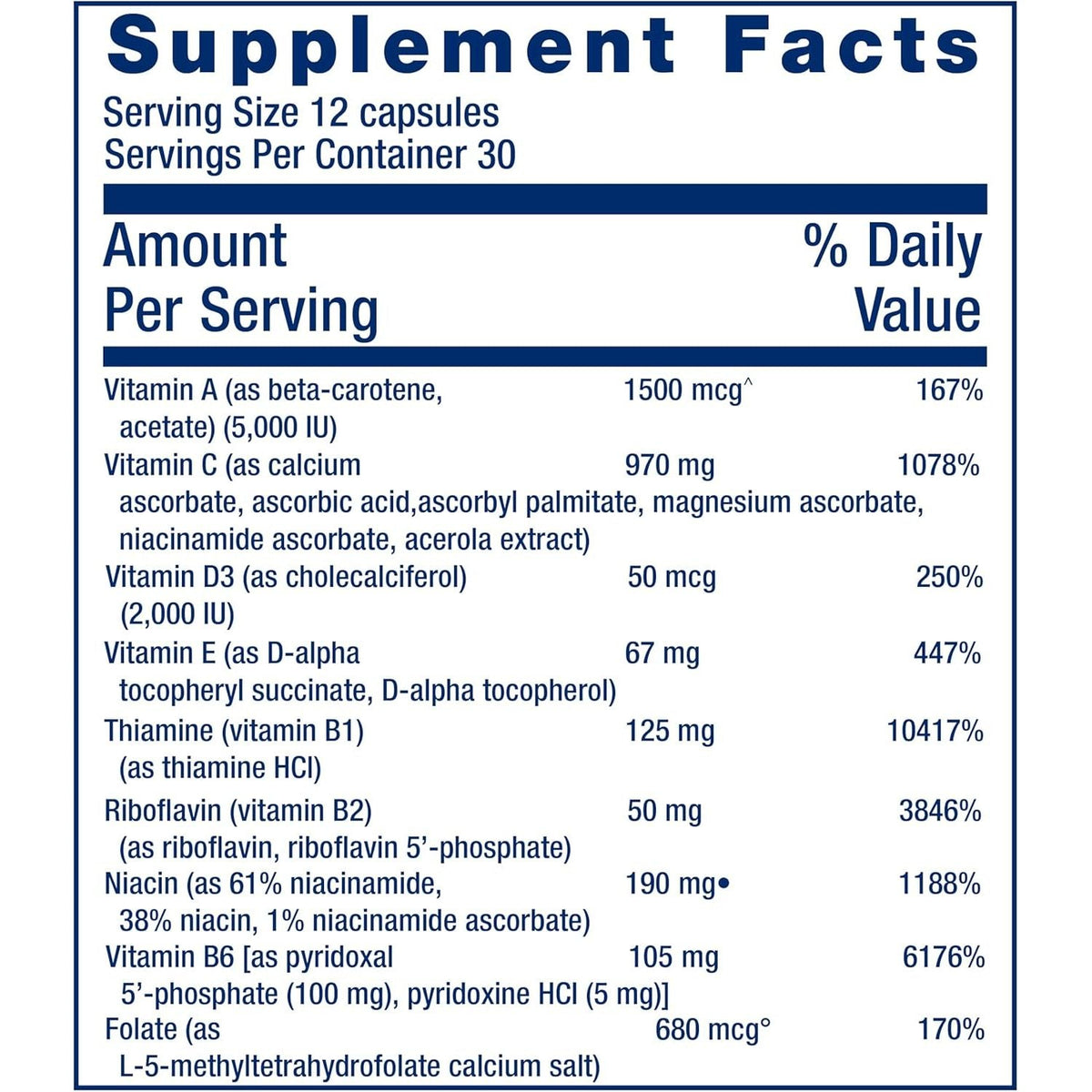 Multivitamine Life Extension Mix cu Vitamine, Minerale si Antioxidanti pentru Sanatatea Intregului Organism - Life Extension - 360 capsule - Protein4Life