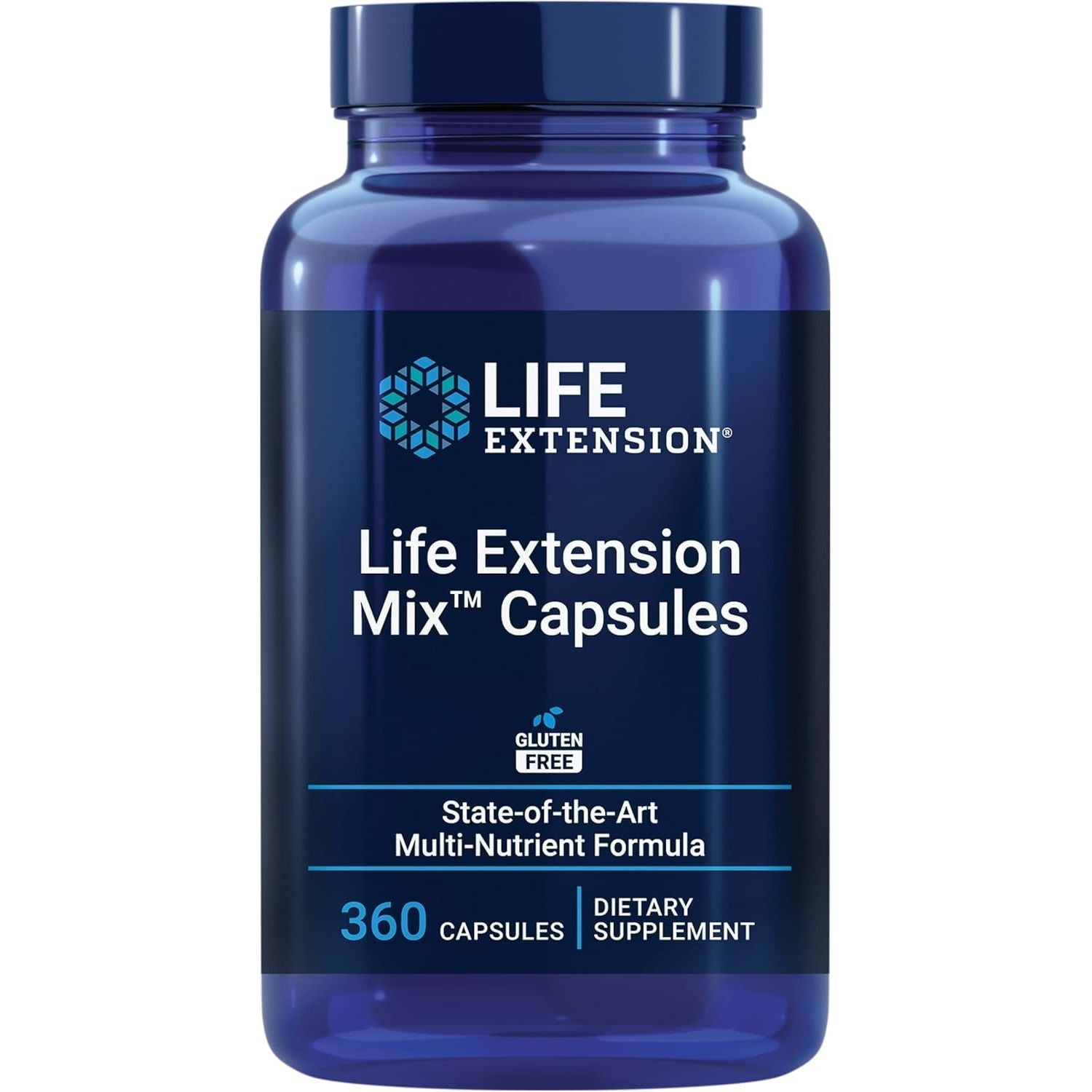 Multivitamine Life Extension Mix cu Vitamine, Minerale si Antioxidanti pentru Sanatatea Intregului Organism - Life Extension - 360 capsule - Protein4Life