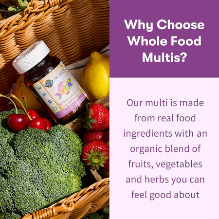 Multivitamine Organice pentru Femei MyKind Organics Women's One Daily pentru Energie si Imunitate - Garden of Life - 60 Capsule - Protein4Life