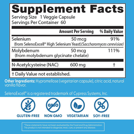NAC Detox Regulators - Doctor's Best - Protein4Life