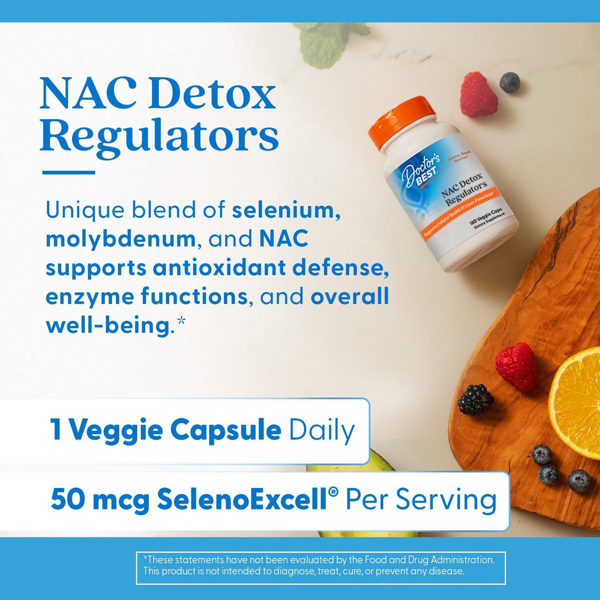 NAC Detox Regulators - Doctor's Best - Protein4Life