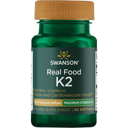 Natural Vitamin K2 - Swanson - 30 capsule - 200 mcg - Protein4Life
