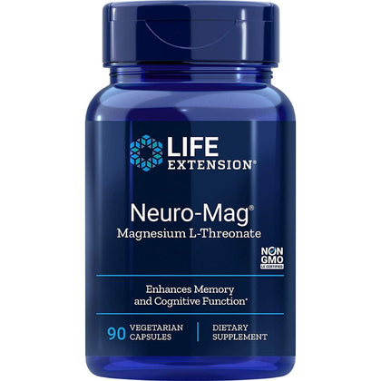 Neuro-Mag Magtein Magneziu L-Treonat pentru Memorie si Claritate Mentala - Life Extension - Protein4Life