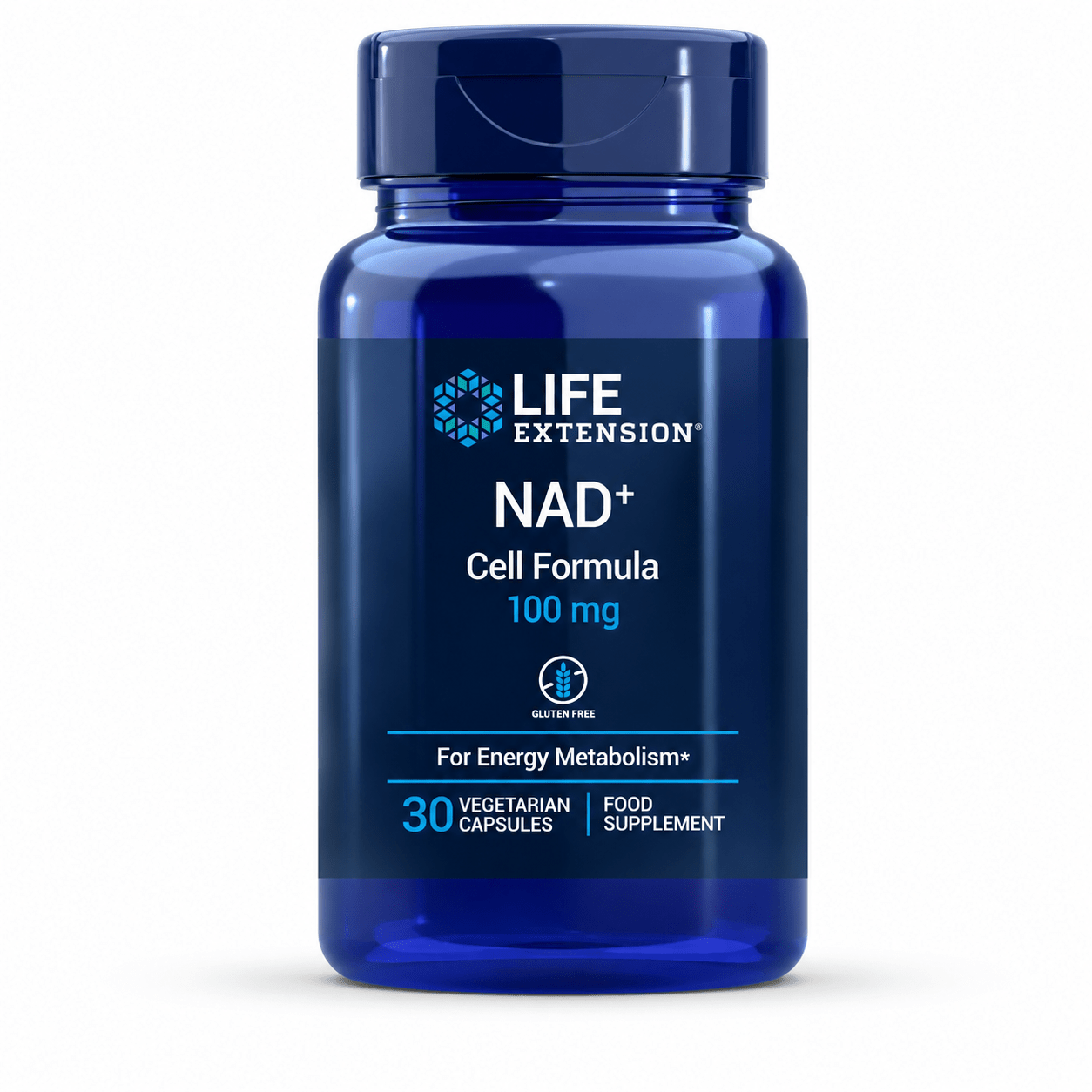 NMN NAD+ Cell Formula pentru Energie si Performanta Cognitiva - Life Extension - 30 capsule vegetale - Protein4Life