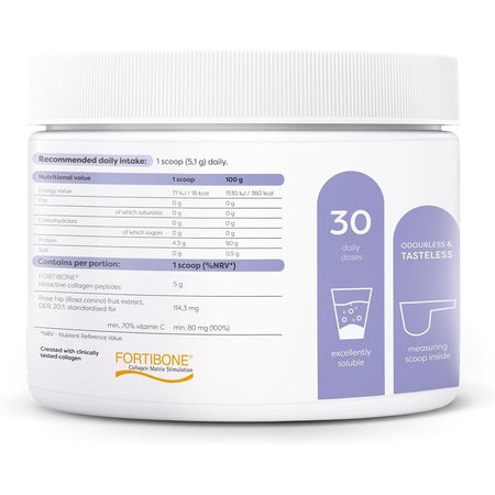 Peptide de Colagen cu Vitamina C pentru Articulatii, Oase si Mobilitate - Osavi - 153 grame - Protein4Life