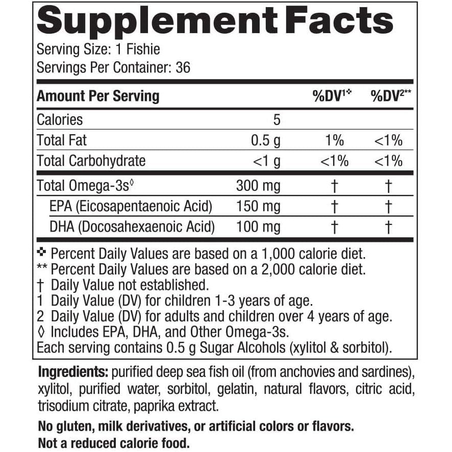 Pestisori Omega 3 Fara Zahar cu Aroma de Tutti Frutti - Nordic Naturals - 36 fishies - Protein4Life