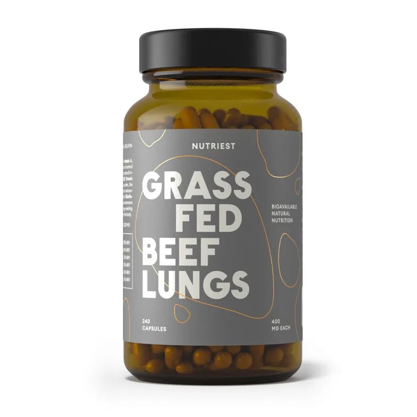 Plamani Liofilizati de Vita Grass Fed - Nutriest - 240 capsule - Protein4Life