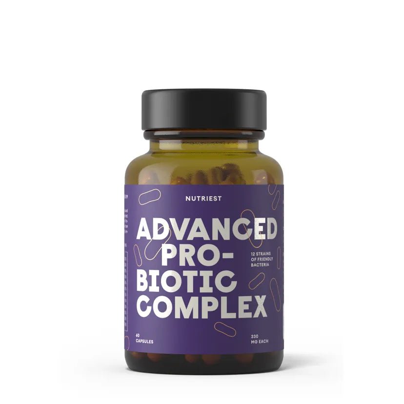 Probiotic Complex Avansat cu 12 Tulpini - Nutriest - 60 capsule - Protein4Life