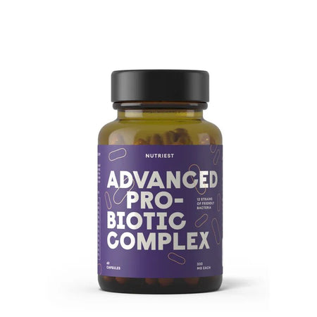 Probiotic Complex Avansat cu 12 Tulpini - Nutriest - 60 capsule - Protein4Life