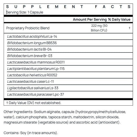 Probiotic JarroDophilus - Ultra Gut Rescue - Jarrow Formulas - 50 miliarde CFU - 60 capsule - Protein4Life