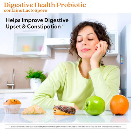 Probiotic pentru Digestie si Flora Intestinala cu LactoSpore 2 Miliarde CFU - Doctor's Best - 60 Capsule - Protein4Life