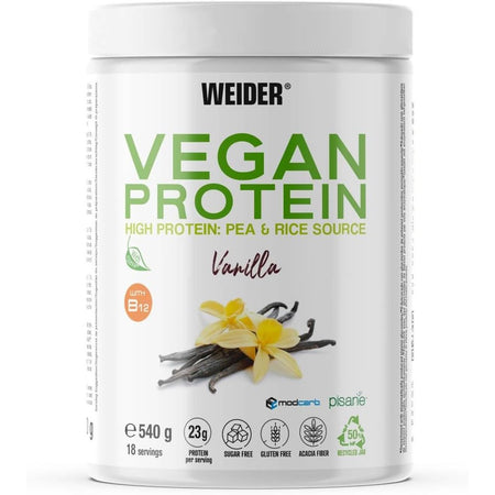Proteina Vegana Premium cu Vitamina B12 Activa - Weider - 750 grame - Protein4Life