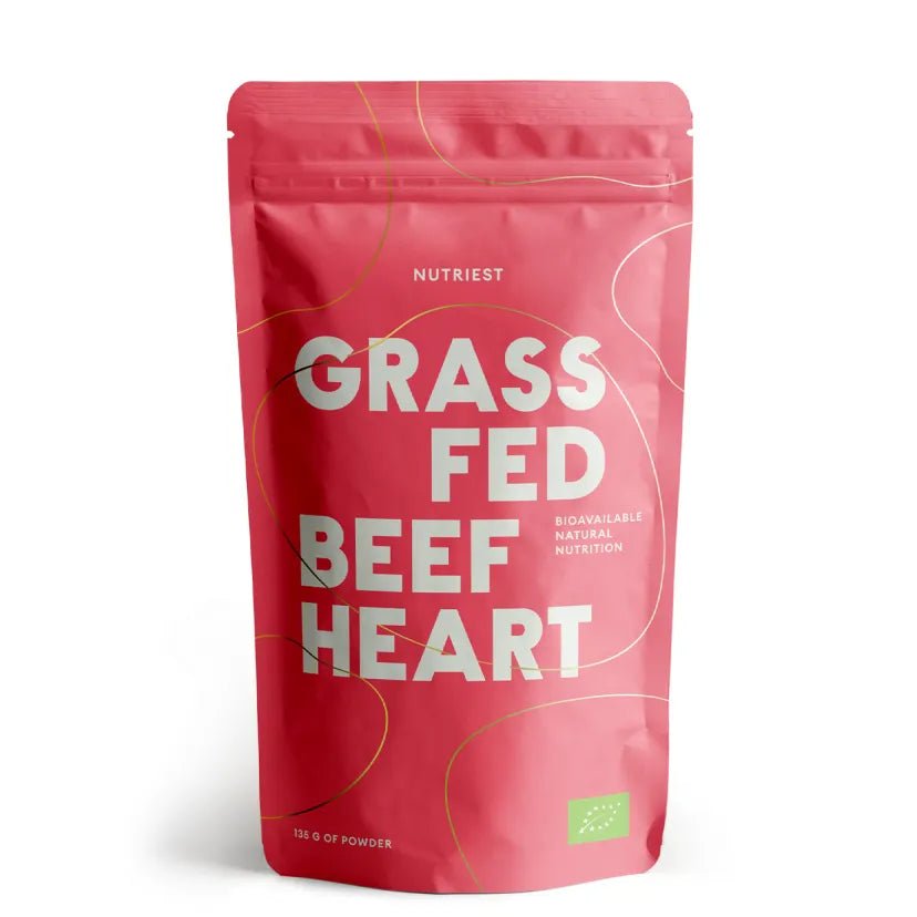 Pudra BIO de Inima Liofilizata de Vita Grass Fed - Nutriest - 135 grame - Protein4Life