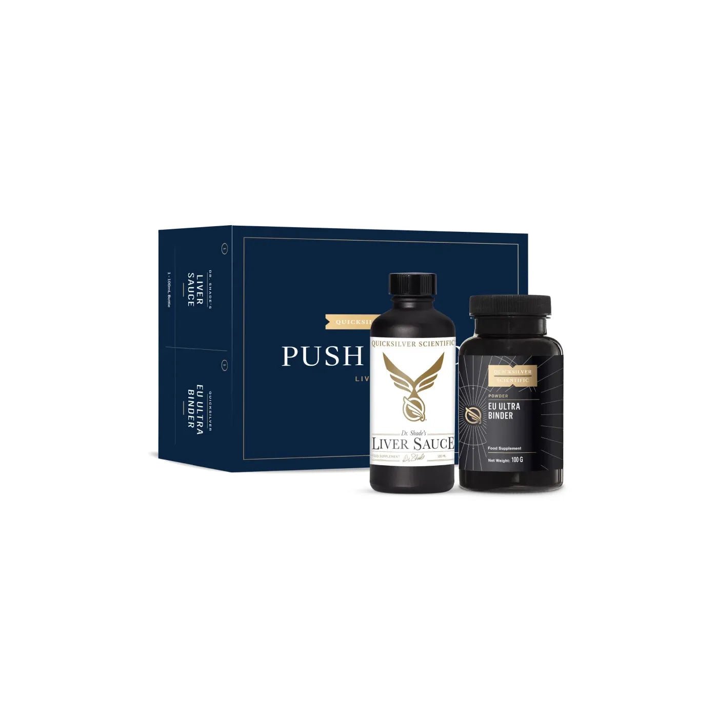 PushCatch Liver Detox pentru Ficat, Detoxifiere si Eliminarea Toxinelor - Quicksilver Scientific - Protein4Life