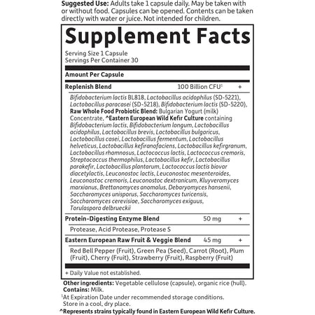 Raw Probiotics Ultimate Care - Garden of Life - 34 tulpini bacteriene - 100 miliarde CFU - 30 capsule - Protein4Life