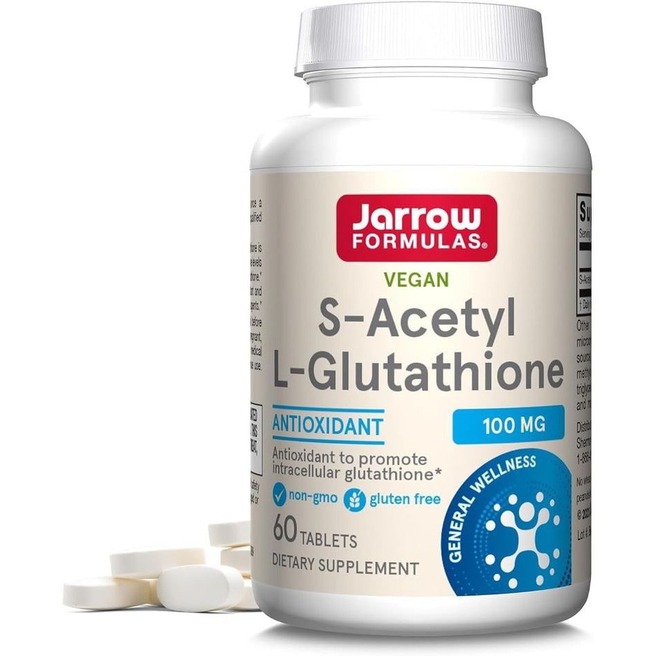 S - Acetyl L - Glutathione - Jarrow Formulas - 100 mg - 60 capsule - Protein4Life