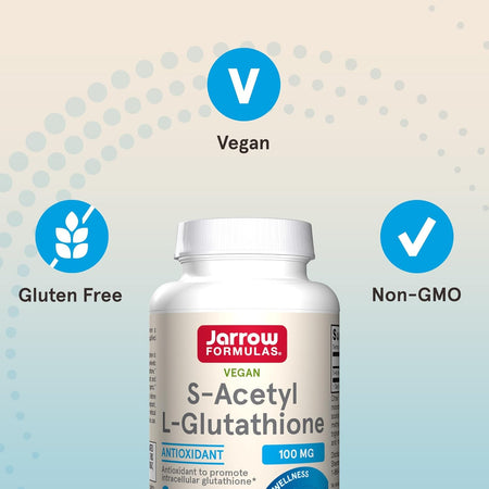 S - Acetyl L - Glutathione - Jarrow Formulas - 100 mg - 60 capsule - Protein4Life