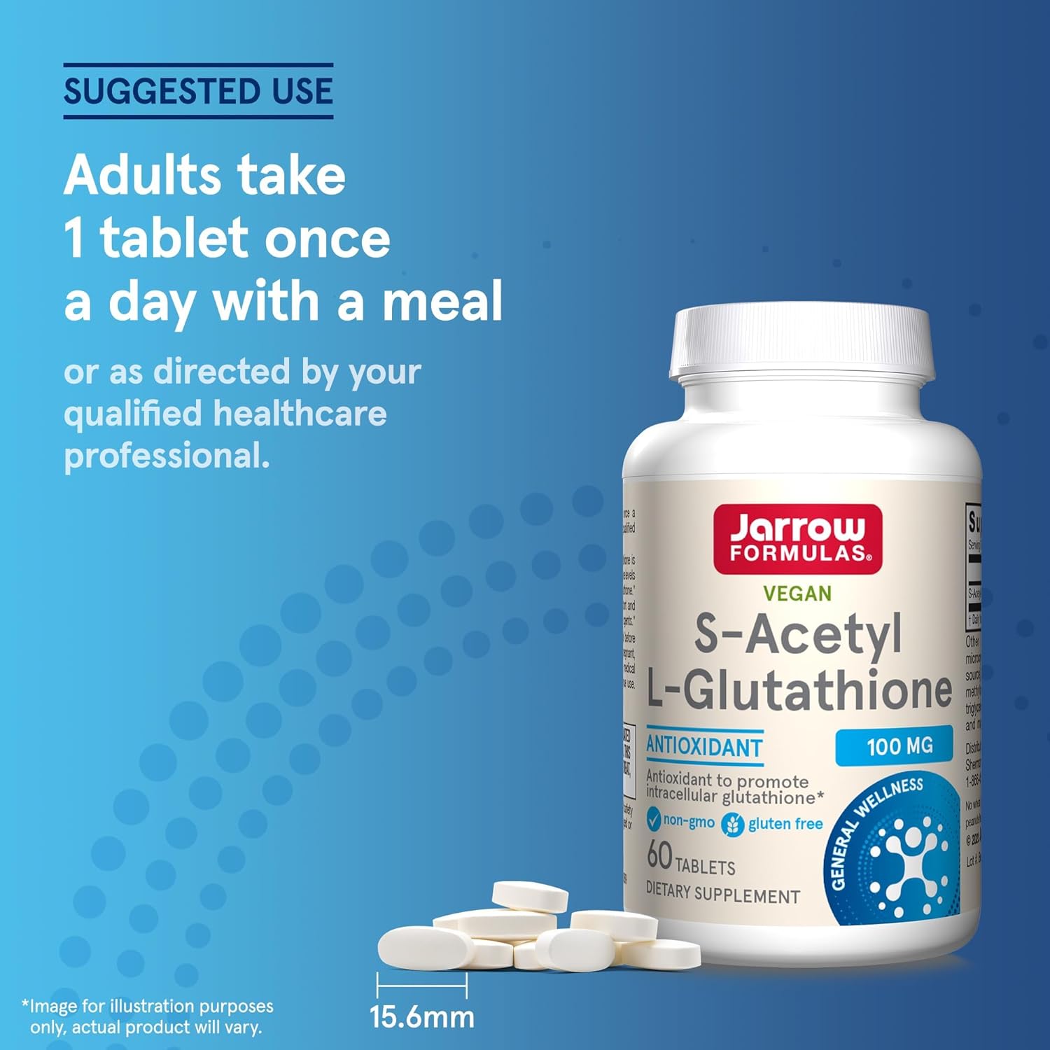 S - Acetyl L - Glutathione - Jarrow Formulas - 100 mg - 60 capsule - Protein4Life