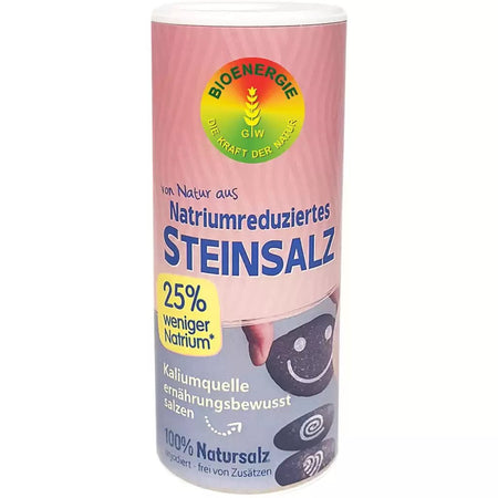 Sare gema cu continut redus de sodiu cu adaos de potasiu - Bioenergie - 200 grame - Protein4Life