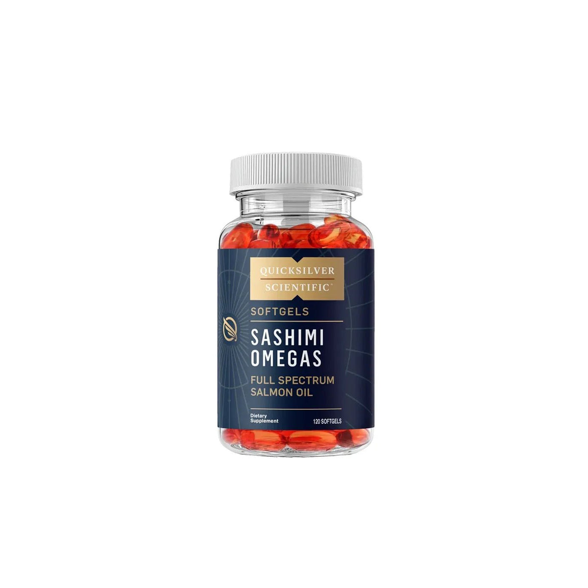 Sashimi Omegas, Ulei de Somon Omega 3-6-9 Full Spectrum, 120 capsule moi, Quicksilver Scientific - Protein4Life
