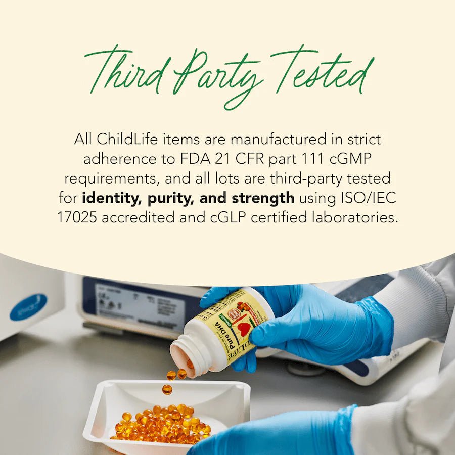 Sirop pentru Copii cu Calciu, Magneziu, Vitamina D3 si Zinc - Childlife Essentials - 474 ml - Protein4Life