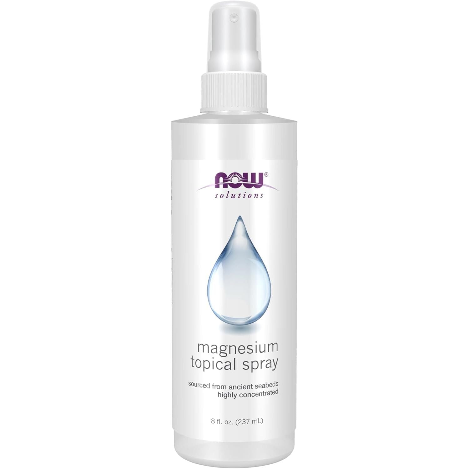 Spray cu Magneziu Antic Zechstein Seabed pentru Muschi, Relaxare si Recuperare - NOW Foods 237 ml - Protein4Life