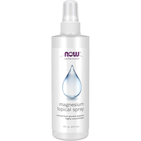 Spray cu Magneziu Antic Zechstein Seabed pentru Muschi, Relaxare si Recuperare - NOW Foods 237 ml - Protein4Life