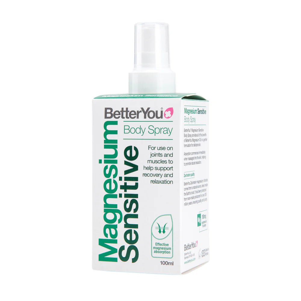 Spray de Corp cu Ulei de Magneziu pentru Absorbtie Transdermica - BetterYou - 100 ml - Protein4Life