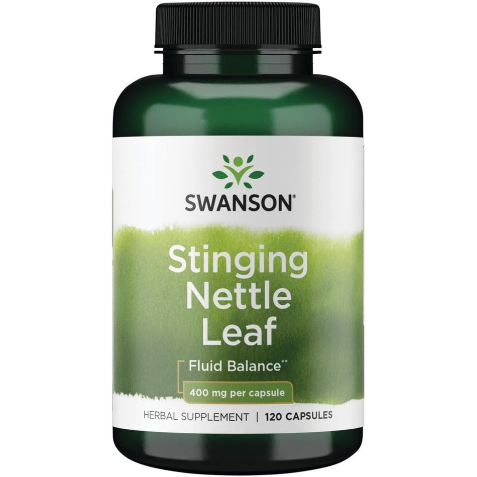 Stinging Nettle Leaf (Frunza de Urzica) pentru Prostata si Sanatatea Tractului Urinar - Swanson - 120 capsule - Protein4Life