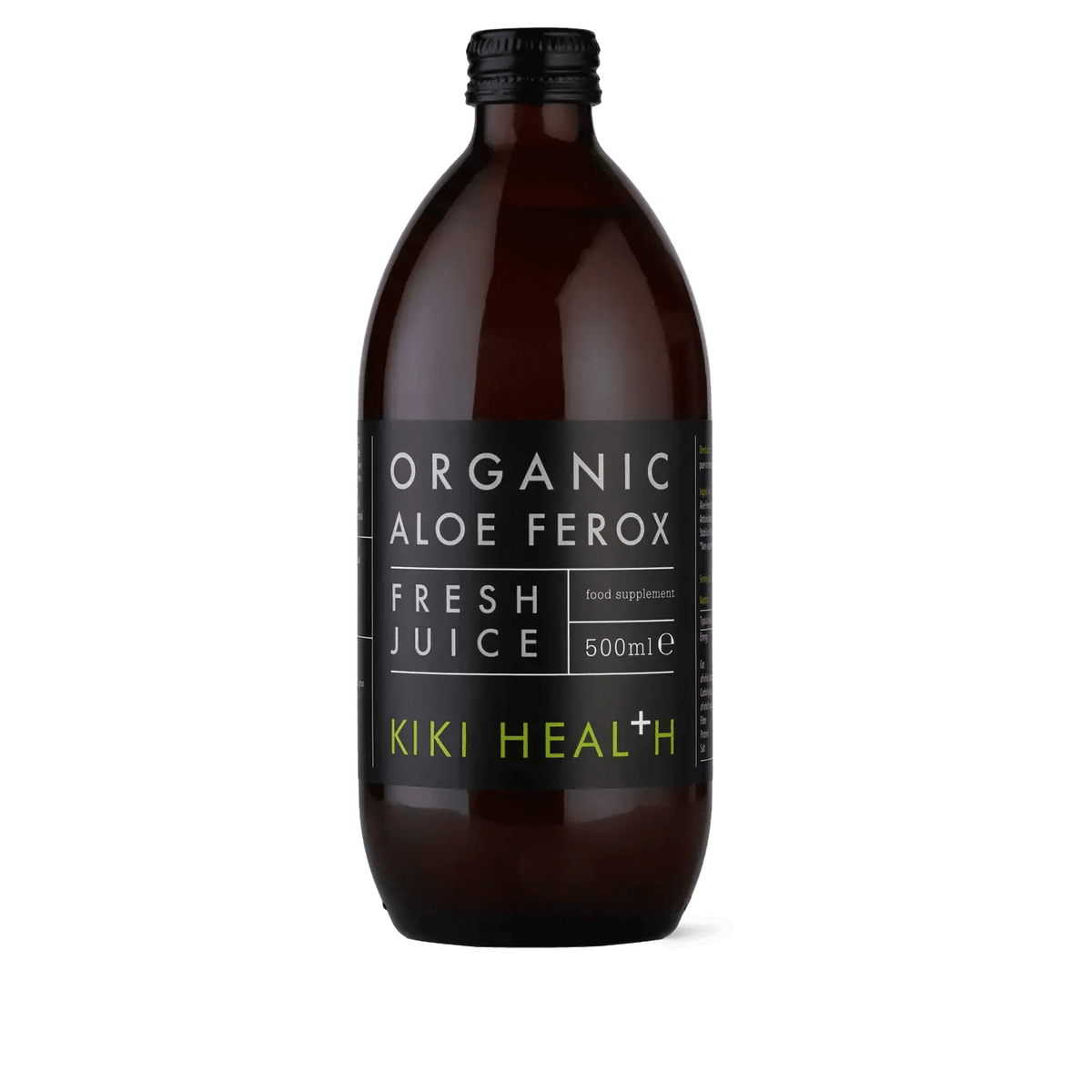 Suc de Aloe Ferox Organic pentru Digestie si Confort Gastrointestinal - Kiki Health - 500 ml - Protein4Life