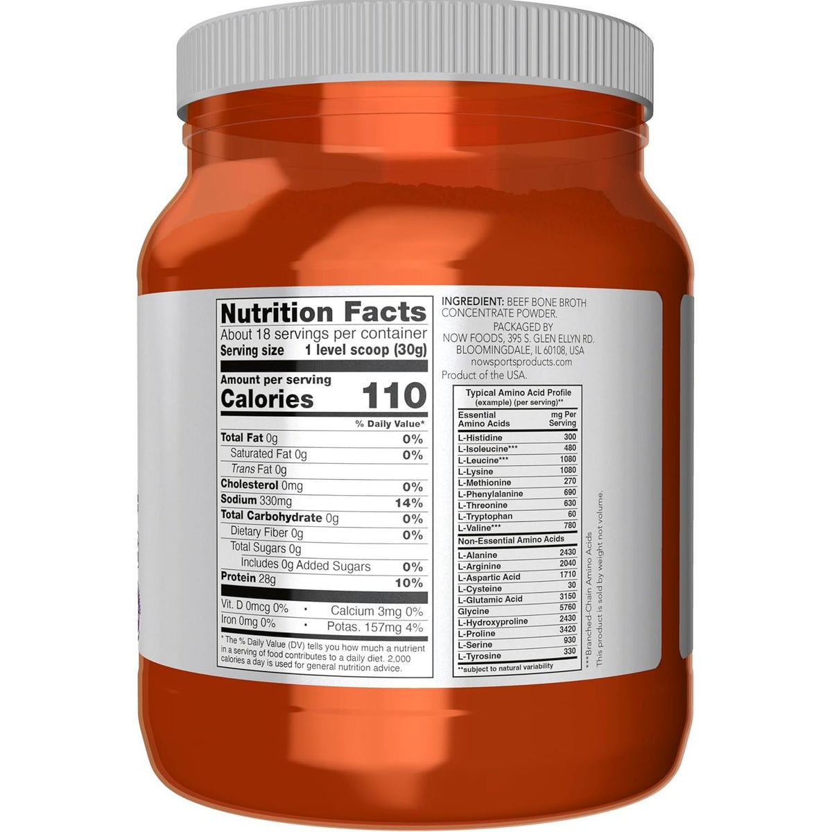 Supa de Oase de Vita - Pudra - Now Foods - 544 grame - Protein4Life