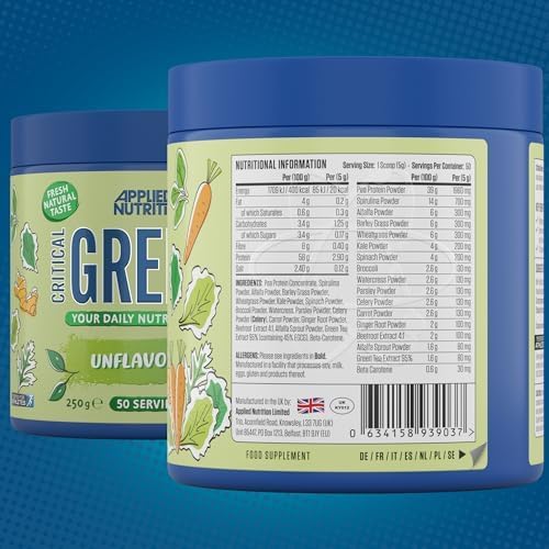 Super Greens - Critical Greens - Applied Nutrition - 250 grame - Protein4Life