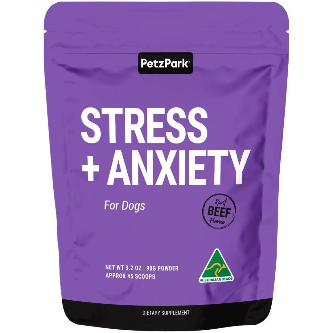 Supliment pentru Stres si Anxietate Caini - Stress + Anxiety for Dogs - PetzPark Australia - 90 grame - Protein4Life