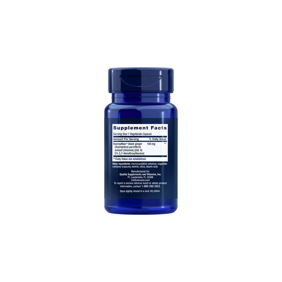Suport Potenta Sexuala - Male Vascular Sexual Support - Life Extension - 30 capsule - Protein4Life