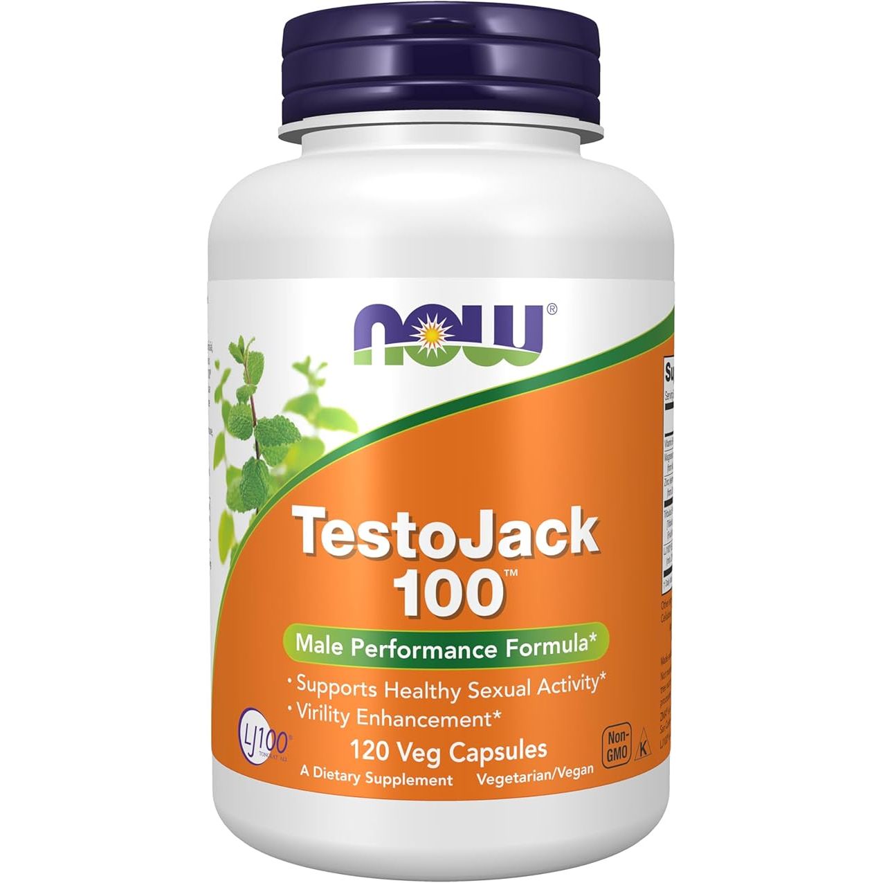 TestoJack 100 - 120 capsule - TongKat Ali - Eurycoma longifolia - LongJack - Now Foods - Protein4Life