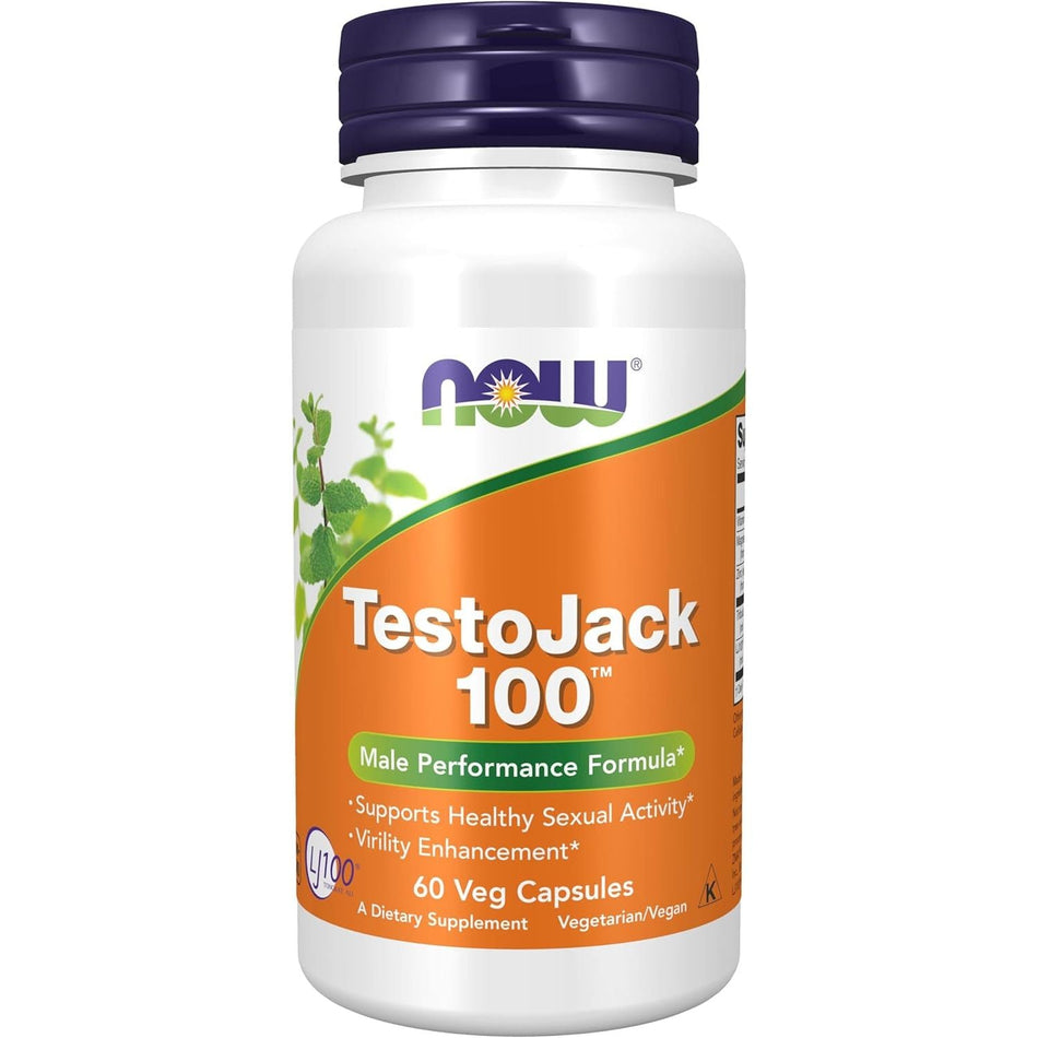 TestoJack 100 cu ZMA si Tribulus - Now Foods - 60 capsule - Protein4Life