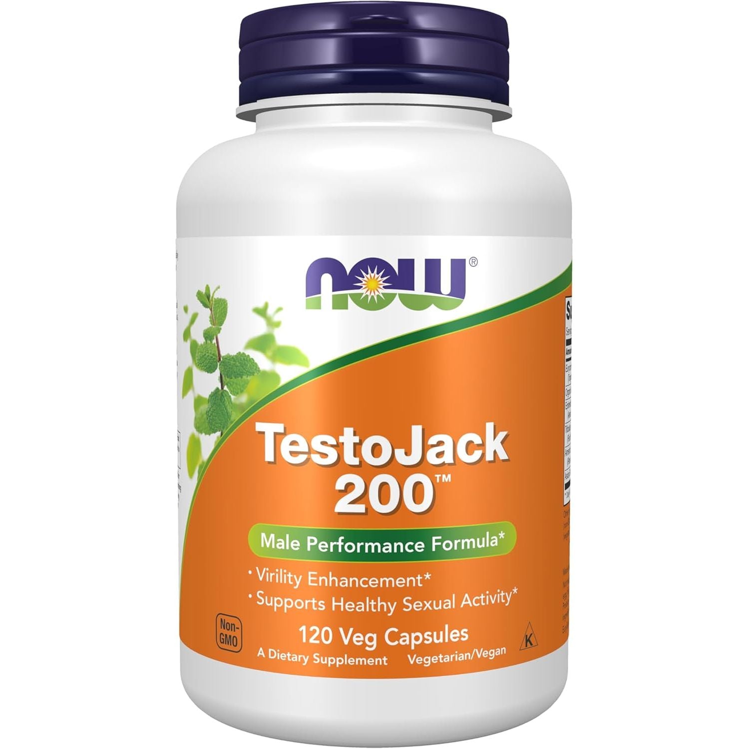 TestoJack 200 - 120 capsule - TongKat Ali - Eurycoma longifolia - LongJack - Now Foods - Protein4Life