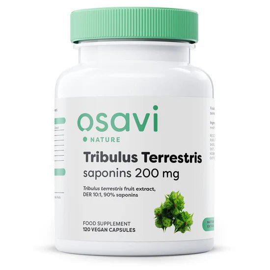 Tribulus Terrestris cu Saponine 200 mg pentru Testosteron si Performanta - Osavi - 120 capsule - Protein4Life