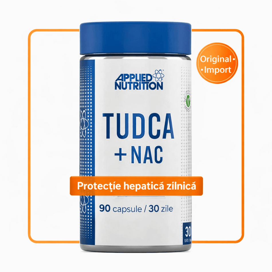 TUDCA NAC - Acid Tauroursodeoxicolic - Applied Nutrition - 90 capsule - Protein4Life