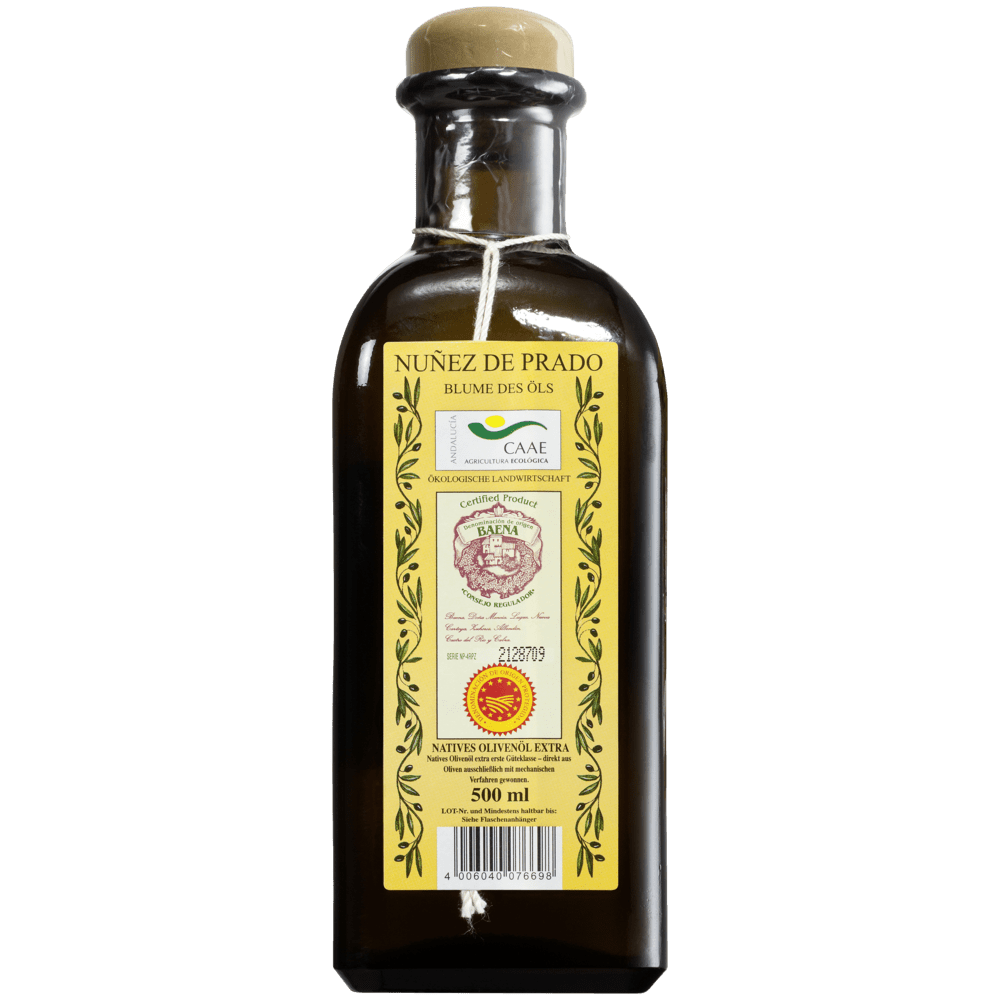 Ulei de Masline Spuma Uleiurilor Extravirgin BIO - Nunez de Prado - Rapunzel - 500ml - Protein4Life