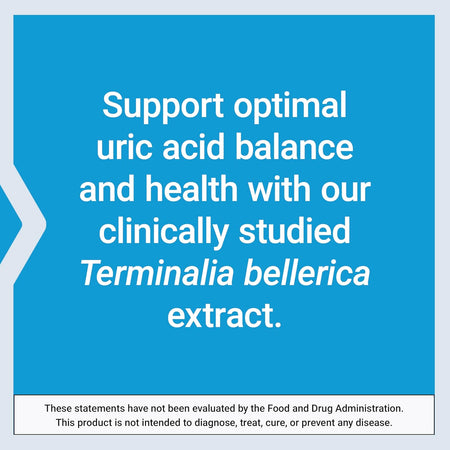 Uric Acid Control pentru Echilibrul Acidului Uric si Sanatatea Articulatiilor - Life Extension - 60 capsule vegetale - Protein4Life