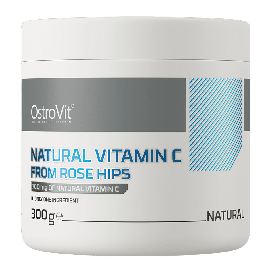 Vitamina C Naturala din Macese pentru Imunitate si Antioxidant Natural - OstroVit - Pudra - 300 grame - Protein4Life