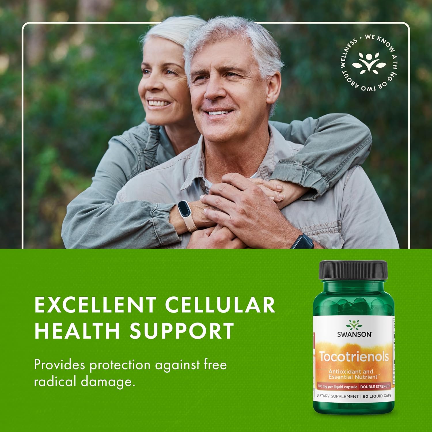 Vitamina E Naturala - Tocotrienol - Swanson - 60 capsule - Protein4Life