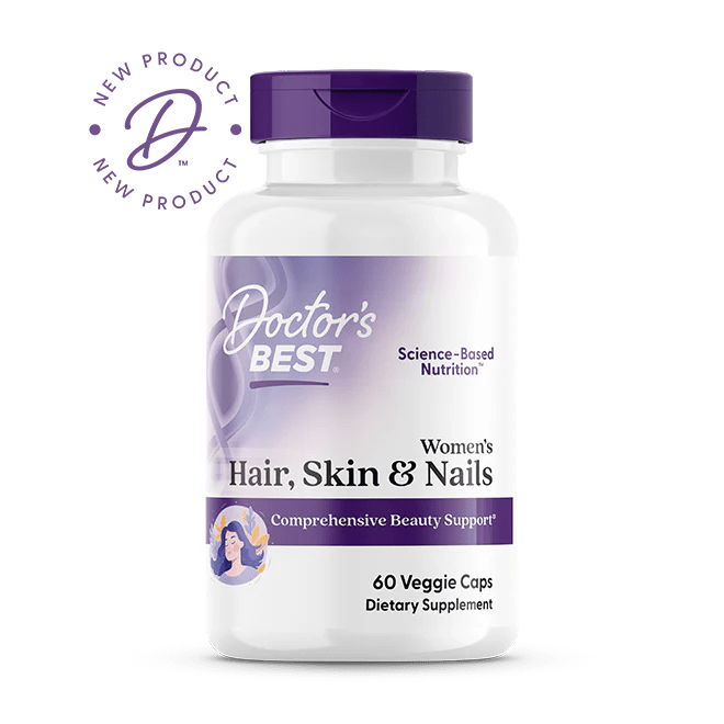Women's Hair Skin and Nails pentru Par, Piele si Unghii - Doctor's Best - 60 capsule - Protein4Life