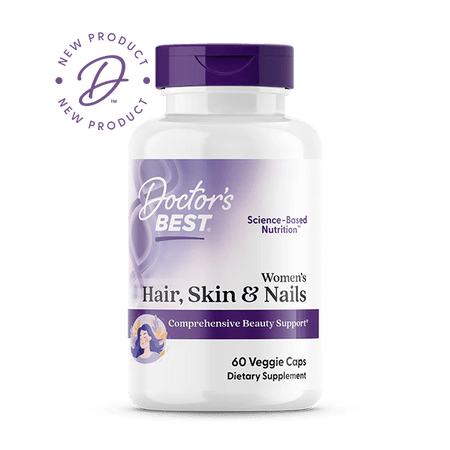 Women's Hair Skin and Nails pentru Par, Piele si Unghii - Doctor's Best - 60 capsule - Protein4Life