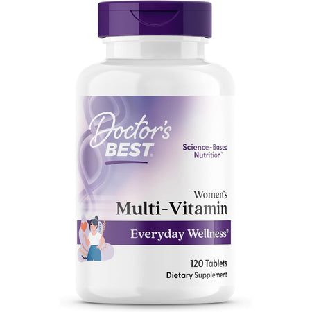 Women's Multi - Vitamine si Minerale pentru Femei si Suport Zilnic - Doctor's Best - 120 tablete - Protein4Life